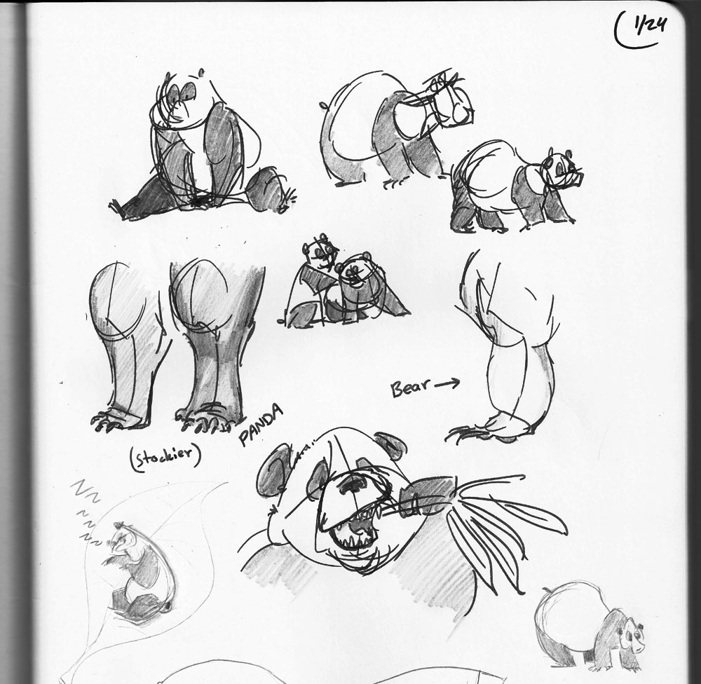 Cute Panda Sketch