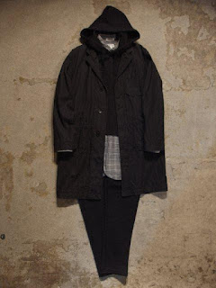 FWK by Engineered Garments "Shop Coat in Black 8oz Denim" Fall/Winter 2015 SUNRISE MARKET