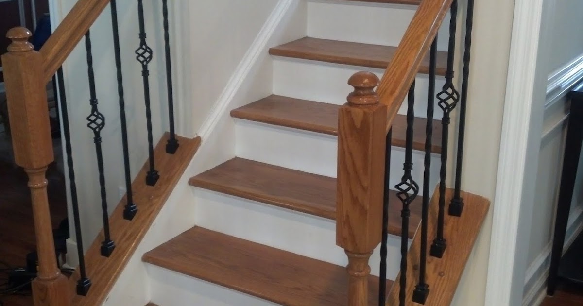 Road to the Ravenna DIY Iron Baluster Upgrade Angled Handrail