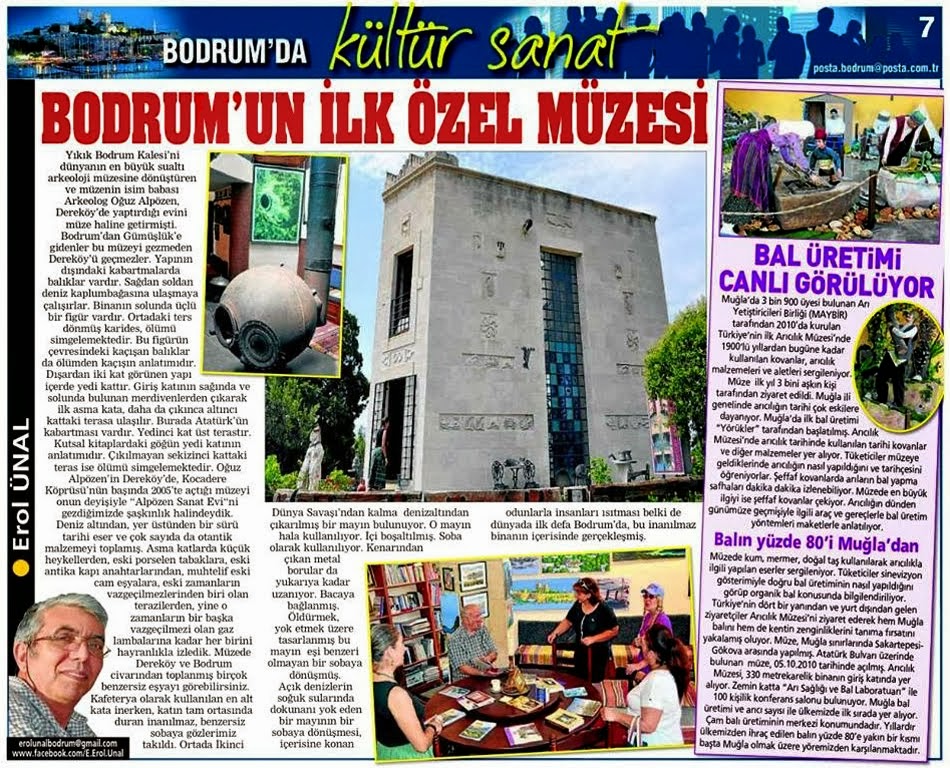 16 BODRUMUN ÖZEL MÜZESİ