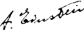 La firma de Einstein; material de estudio para grafólogos.