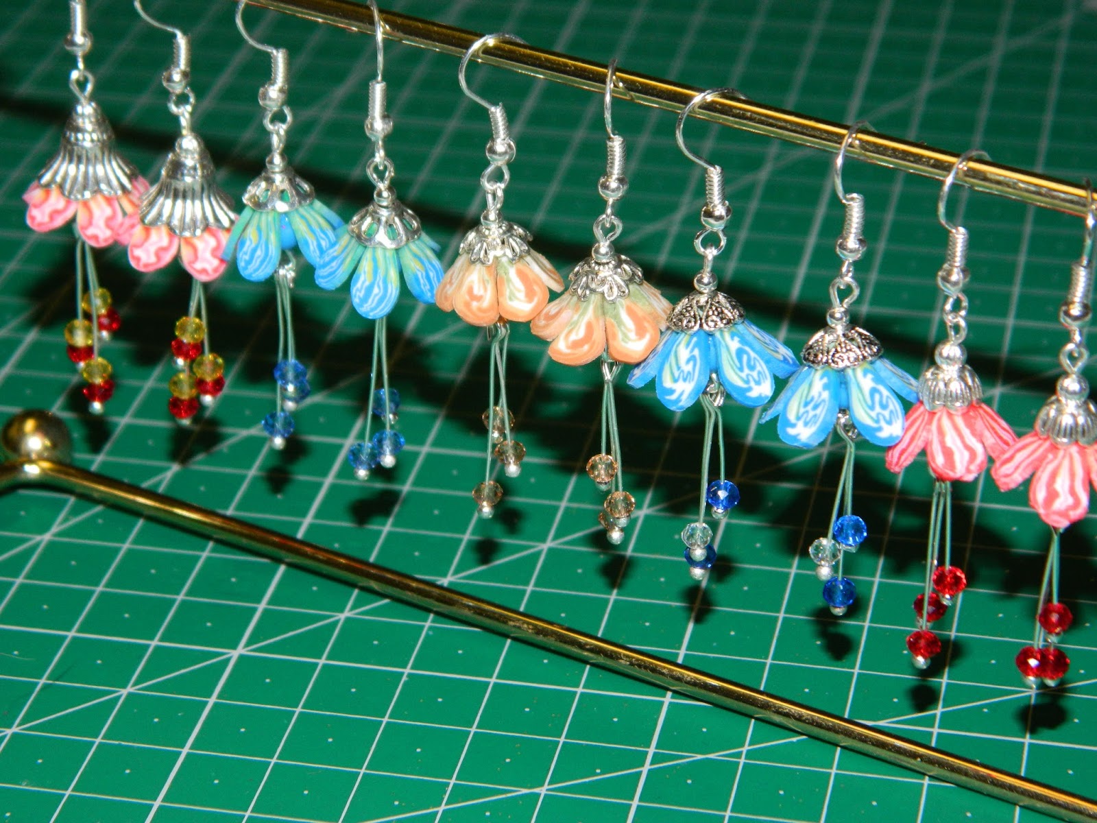 Lisa Haney's Blog Flower Petal Earrings