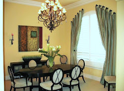 Eclectic Dining Room with Feng Shui Influence