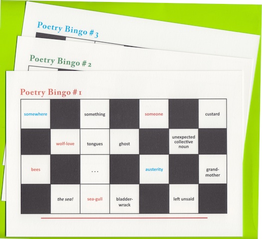 Poetry Bingo