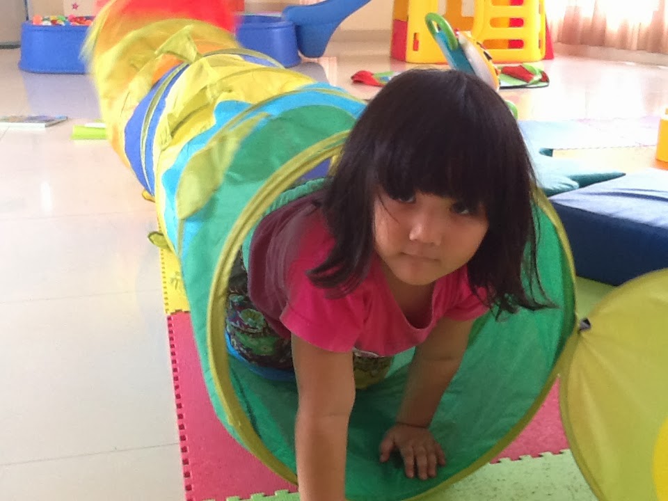 Kiddiewink Day Care Caterpillar Tunnel and afternoon walk