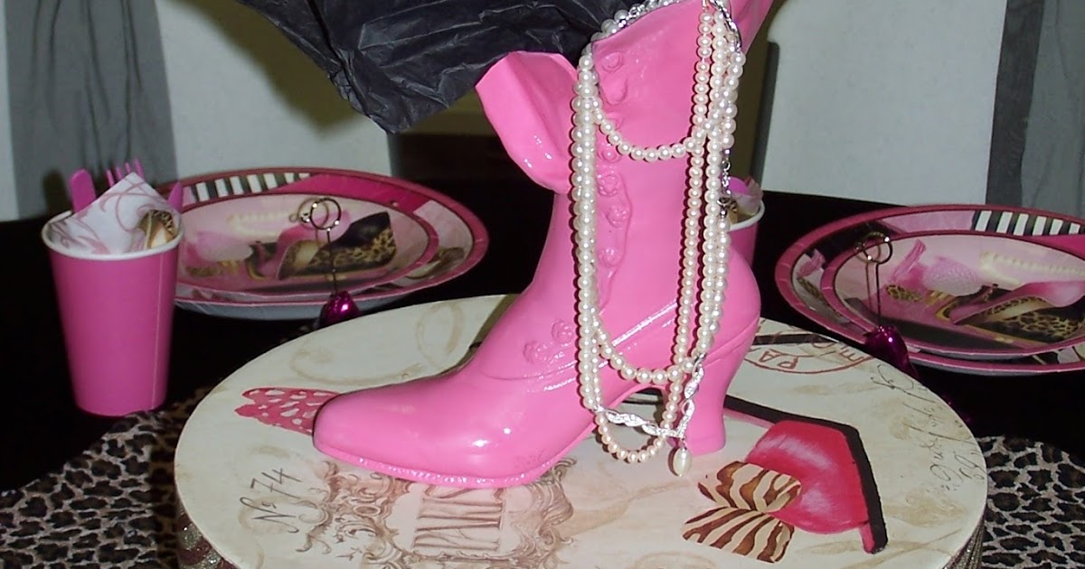Fabulously Creative SHOE THEMED PARTY Table 6