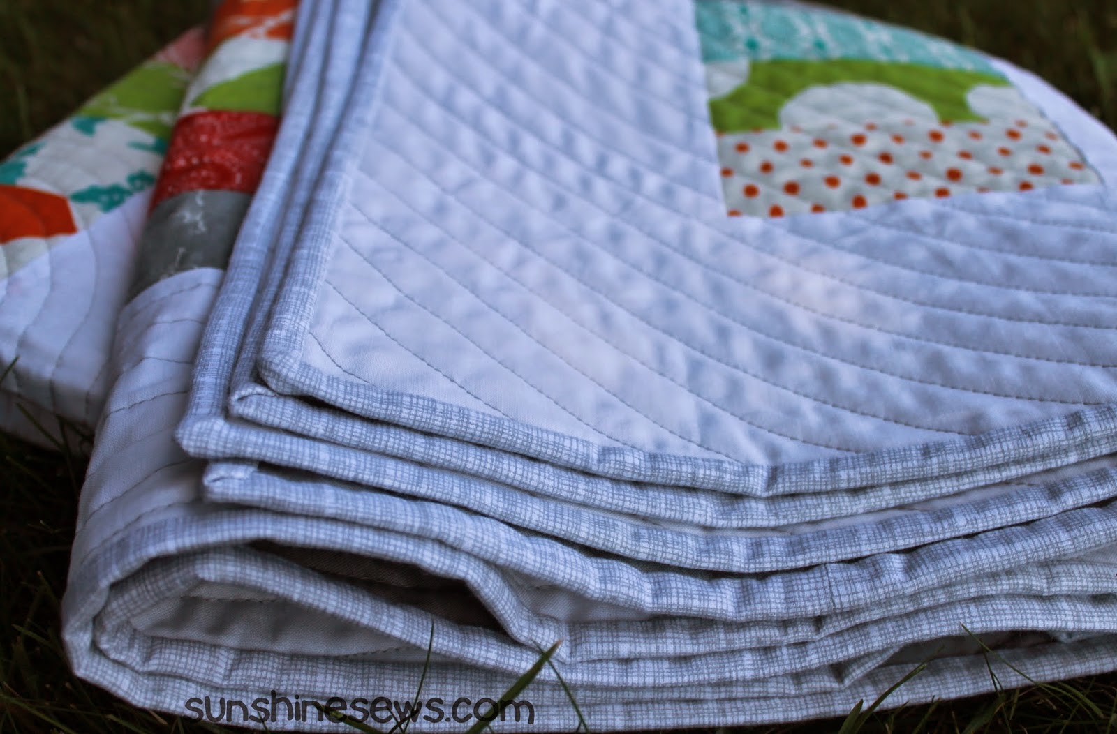 SunShine Sews... Stacked Coins Quilt Completed
