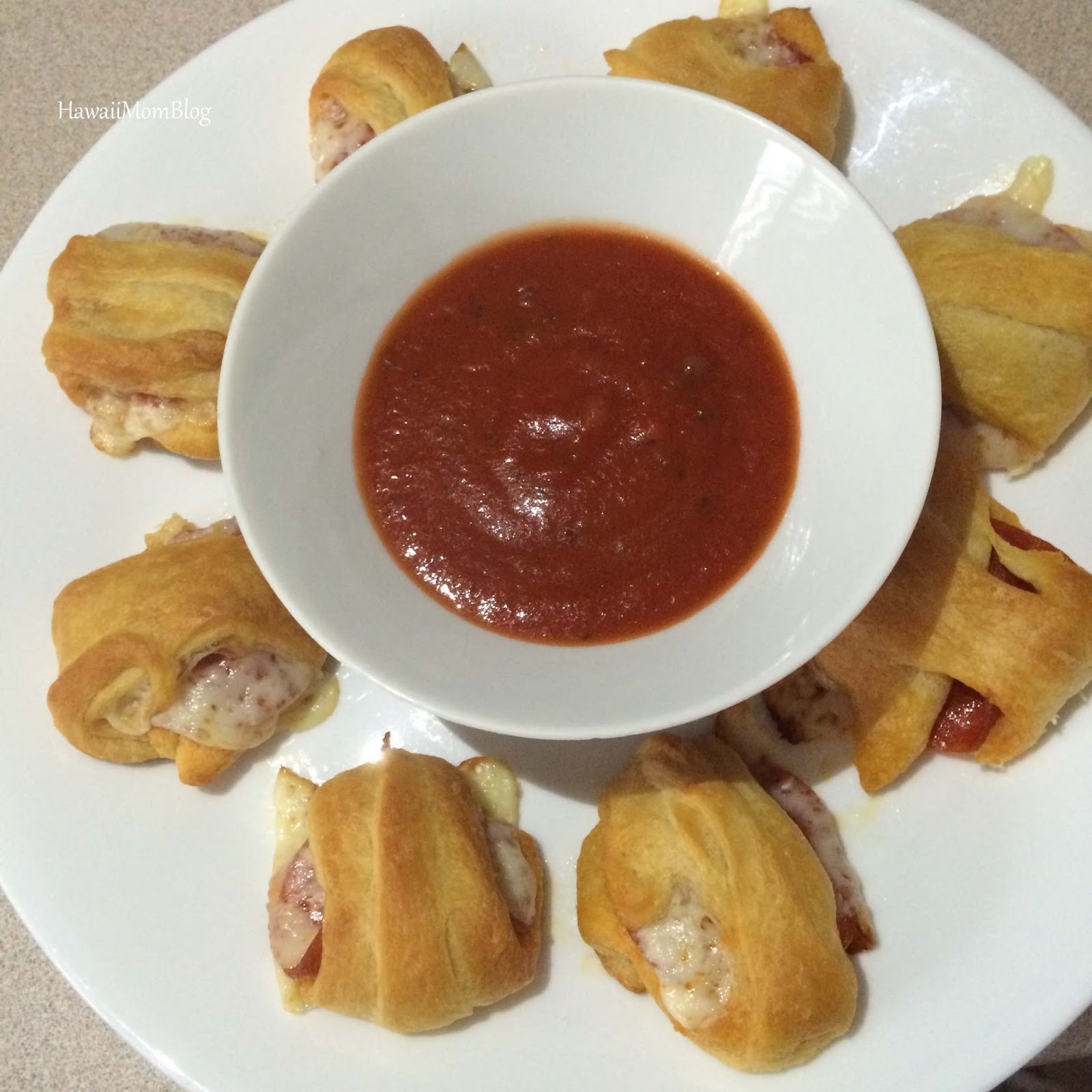 Hawaii Mom Blog Pepperoni Crescent Bites