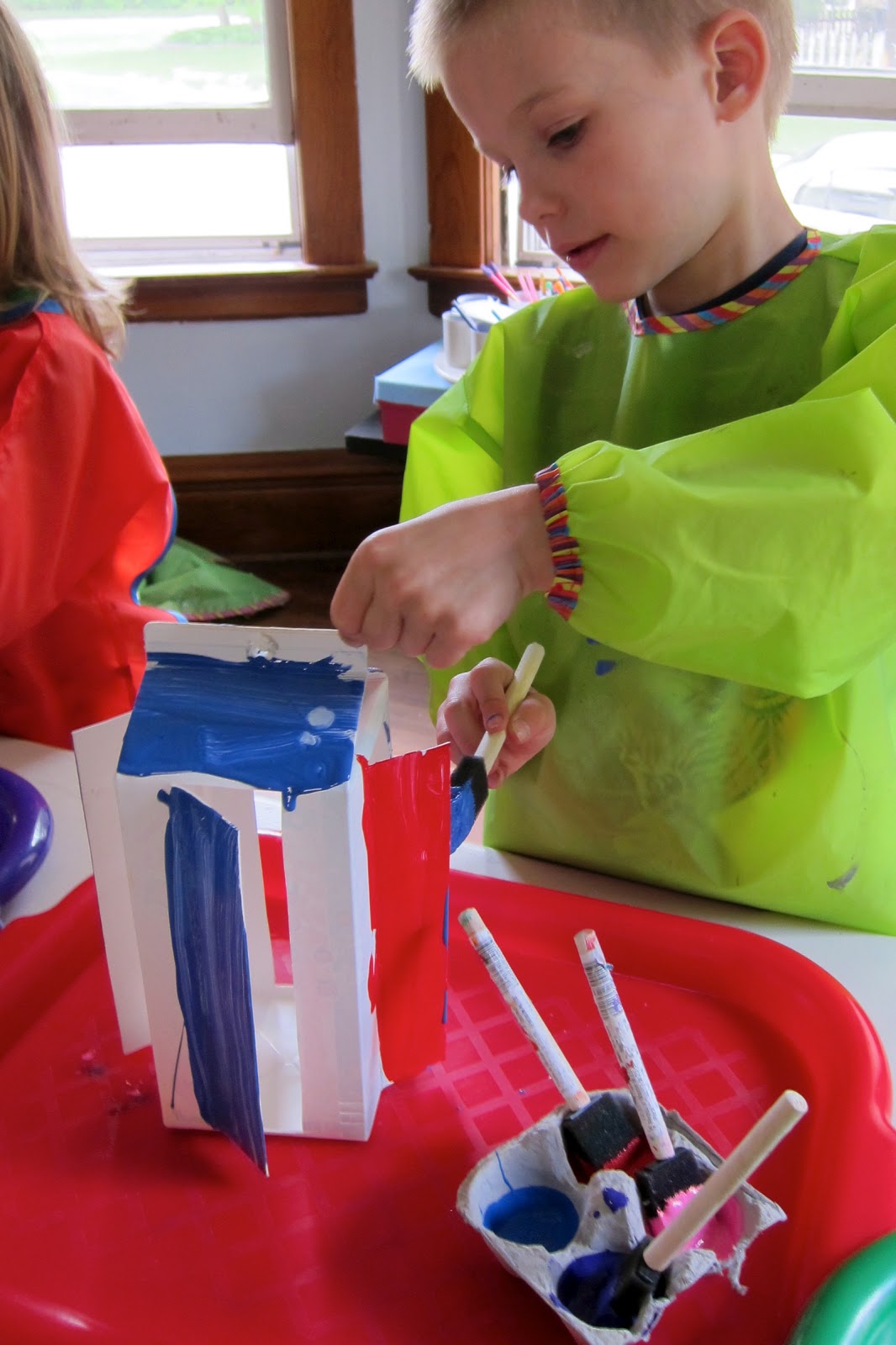 Orange Juice Carton Windspinners