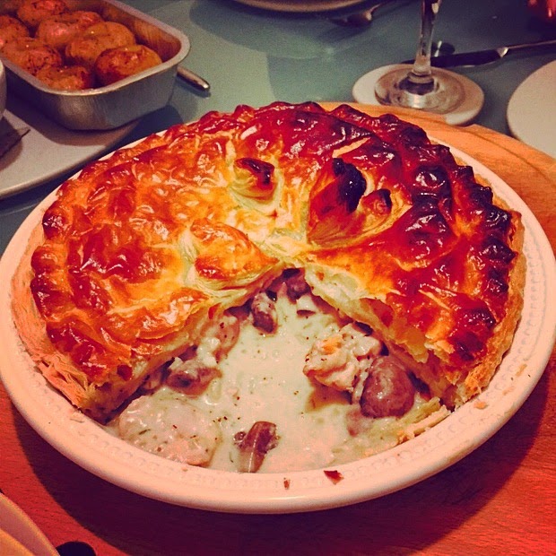 the Best Recipes Chicken, Mushroom & Tarragon Pie
