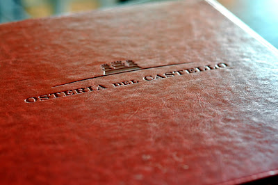 Menu at Osteria del Castello - Gaiole in Chianti, Italy - Photo by Taste As You Go