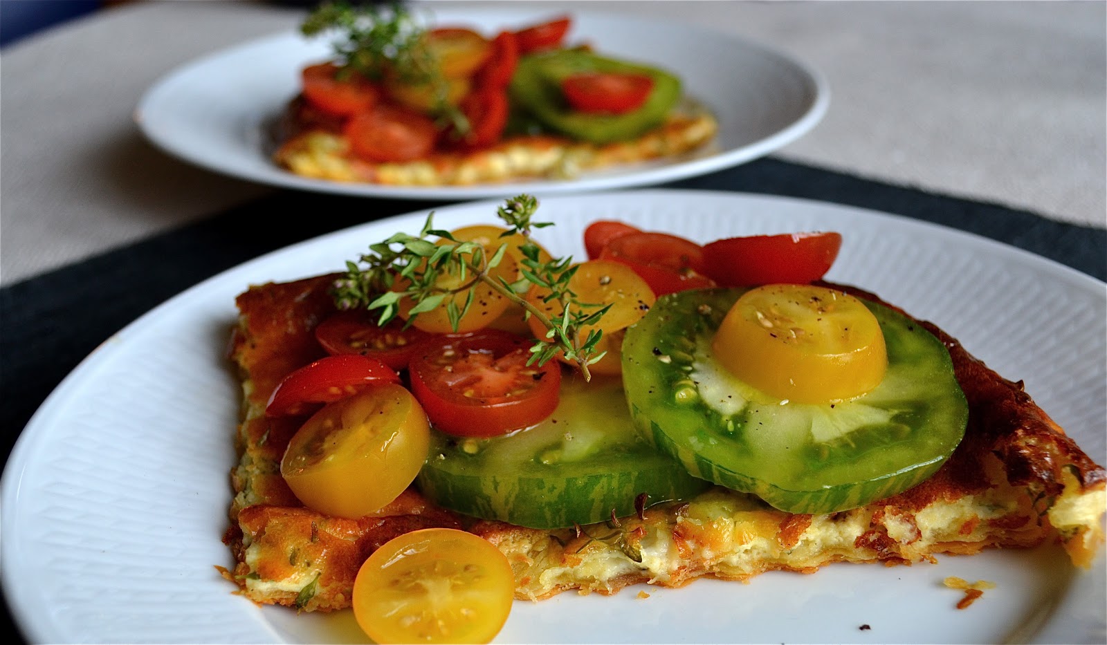 mmm recept Tarte med Ricotta och Tomater