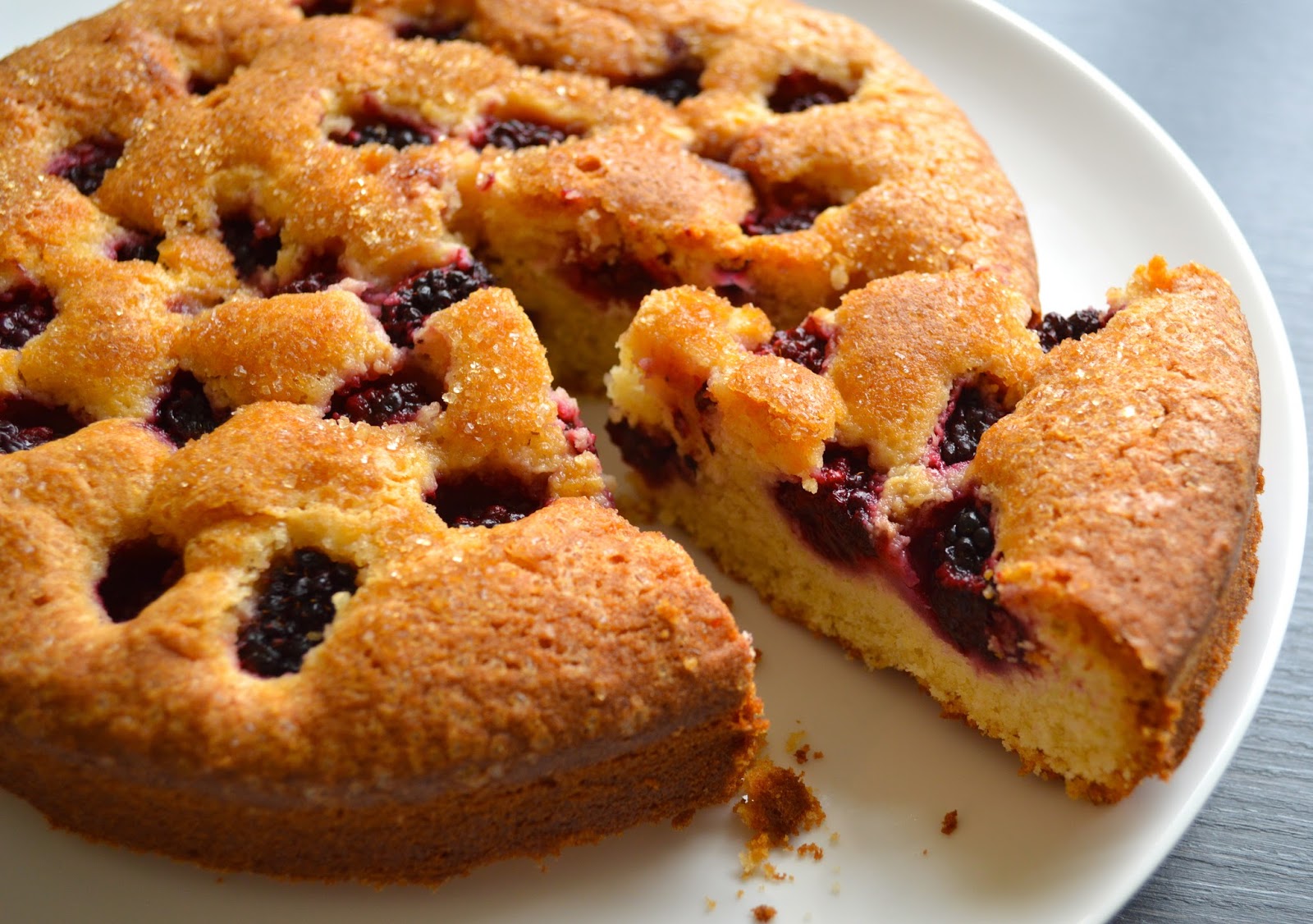 Kitchen Delights Blackberry Buttermilk Sponge