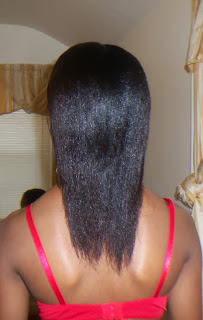 apl black relaxed hair - armpit