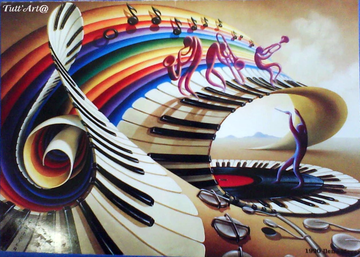 Musical art, Music art, Music painting
