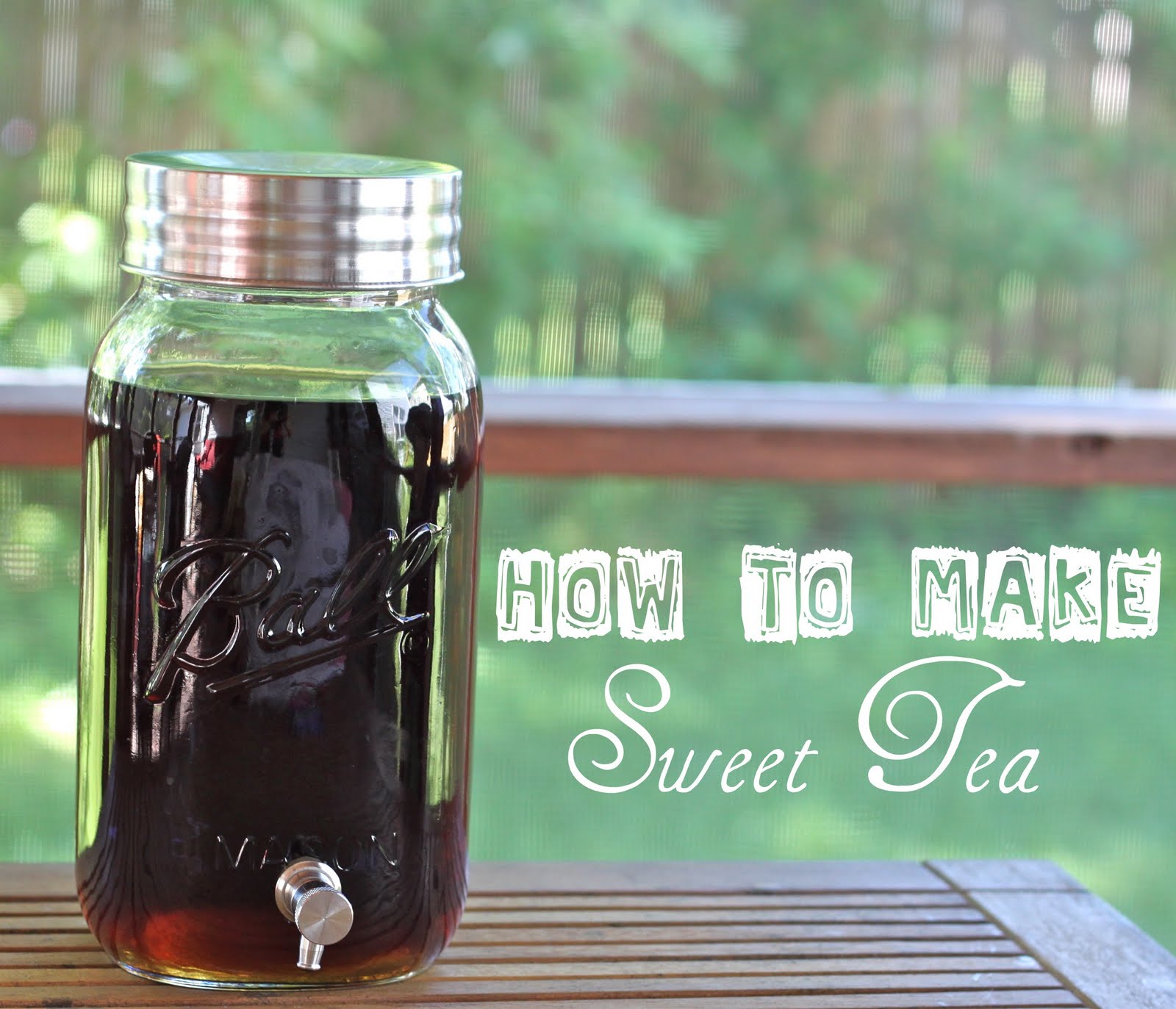 How I Make My Sweet Tea {Recipe} Smashed Peas & Carrots