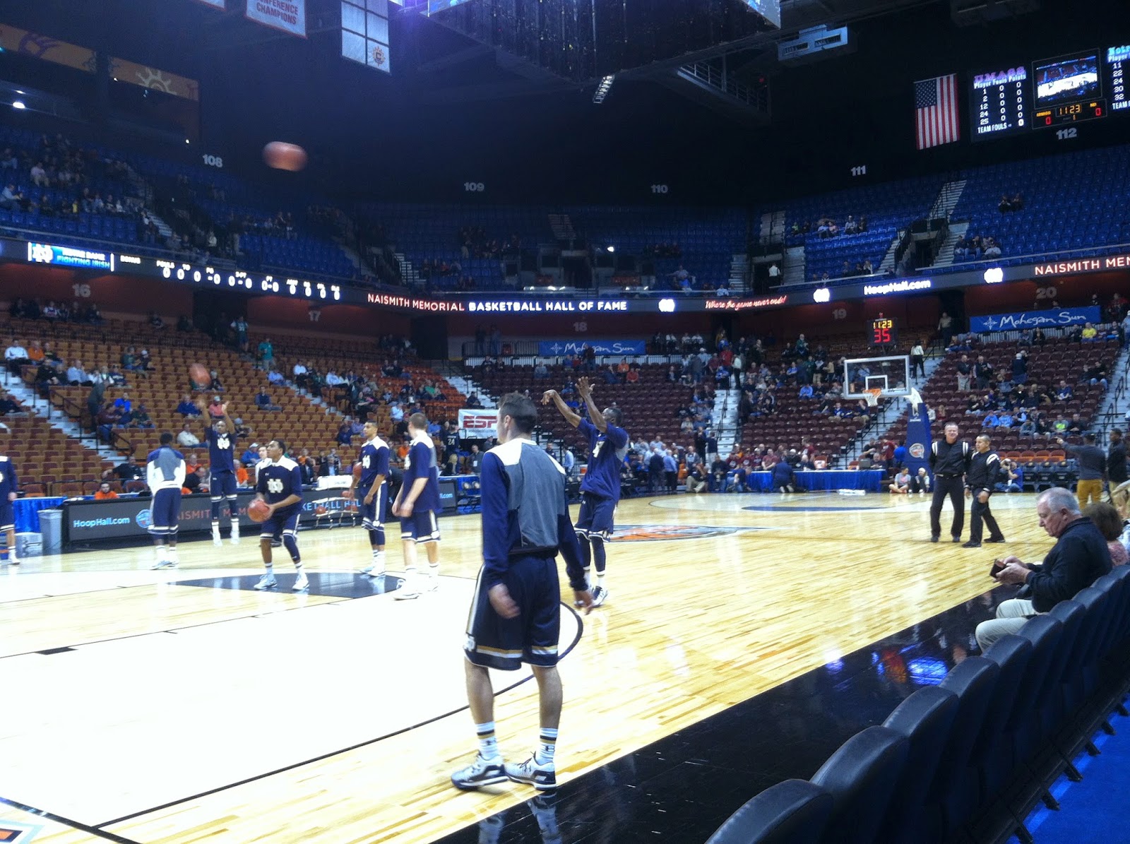Western Mass. Sports Biz Hall of Fame TipOff Tournament Day 2 crowd