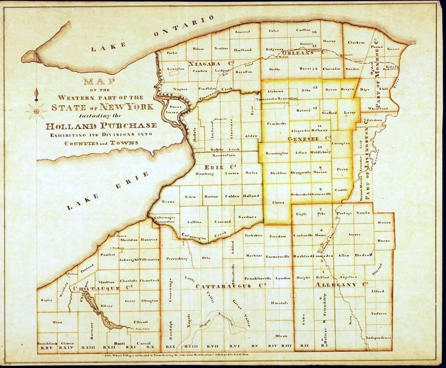 Maddie's Ancestor Search The Holland Land Company Purchase