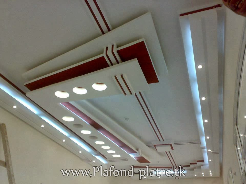 Plafonds de cuisine : faux plafond avec spots ALU Faux+plafond+suspendu+de+tendance