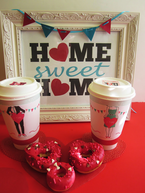 Homespun With Love Valentine's Morning Coffee & Donuts