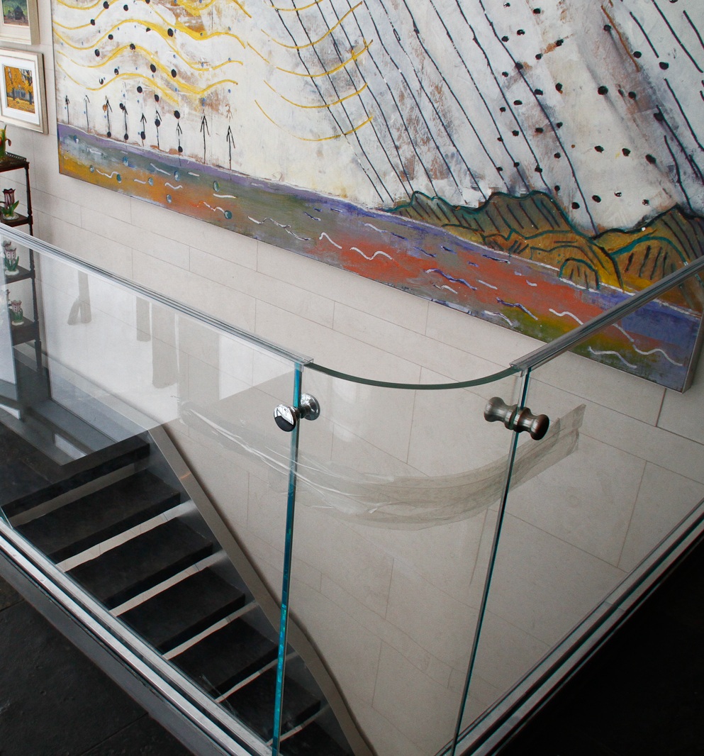Curved Glass Railing Panels New York Shower Doors We