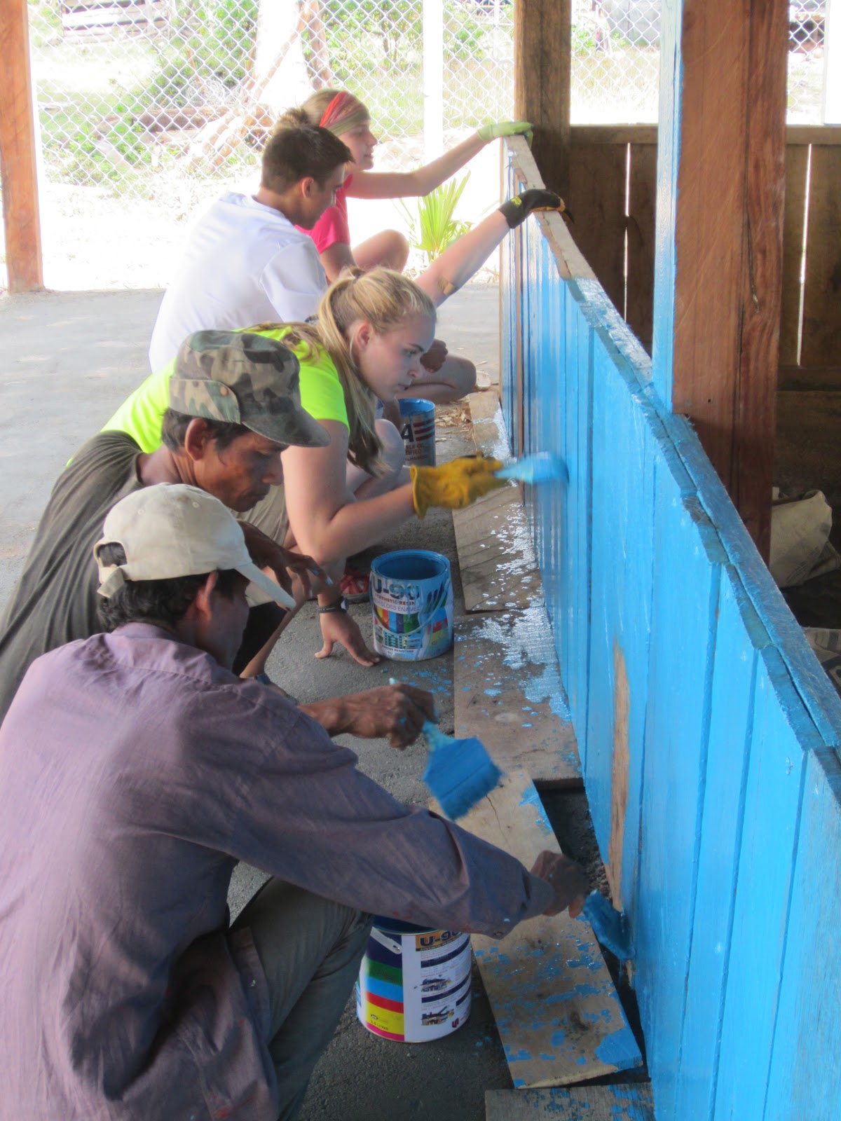 Youthlinc: Biosand filters, preschool construction, coconut milk