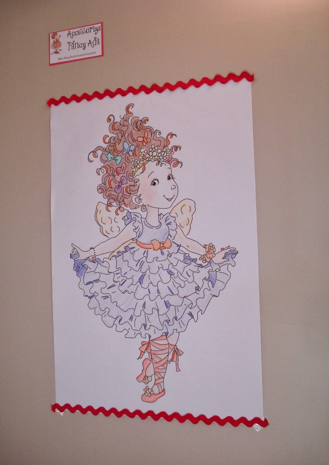 Book Web Sampler Fancy Nancy Fashionista A Coloring  - fancy nancy coloring pages