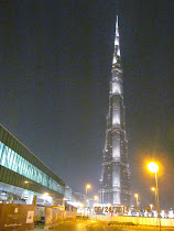 Burj Khalifa at night, Dubai, United Arab Emirates (UAE)