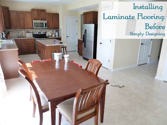 How to Install Laminate Wood Flooring | #diy #homeimprovement #flooring | Simply Designing