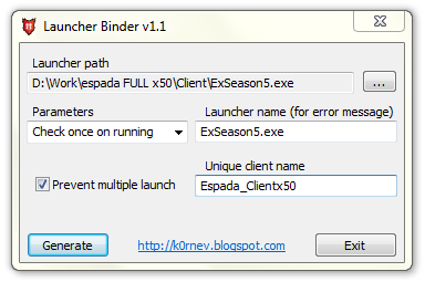 JKornev - [Release] Launcher Binder - RaGEZONE Forums