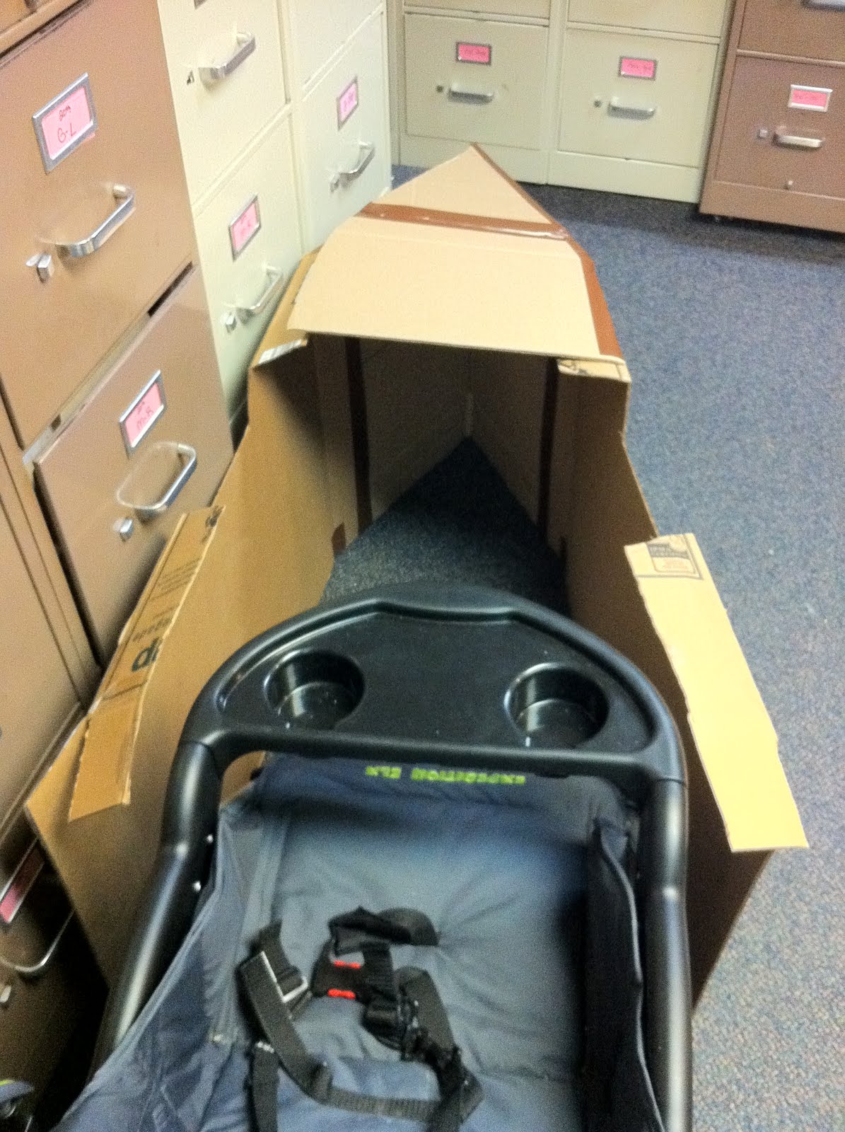 The French Tulip How to make a stroller into a pirate ship costume