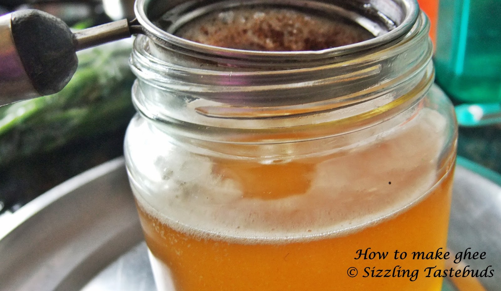 Sizzling Tastebuds How to make home made ghee from butter Step by