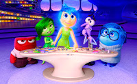 Del revés Pixar película escena Inside out emociones