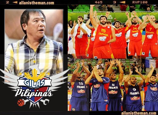 Chot Reyes setting up Gilas PH vs Spain, France in tune-up games