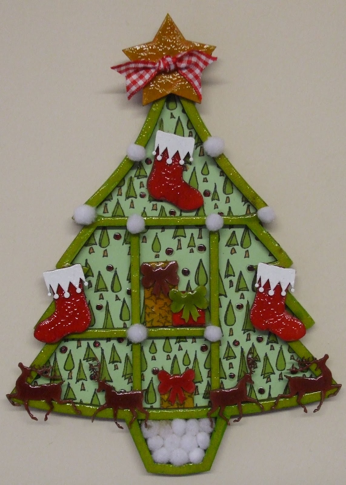 Tando Creative Chipboard Shapes Christmas Mini Advent Numbers 1-25