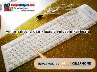 Review: Silicone USB Flexible Foldable Keyboard from BudgetGadgets.com 3