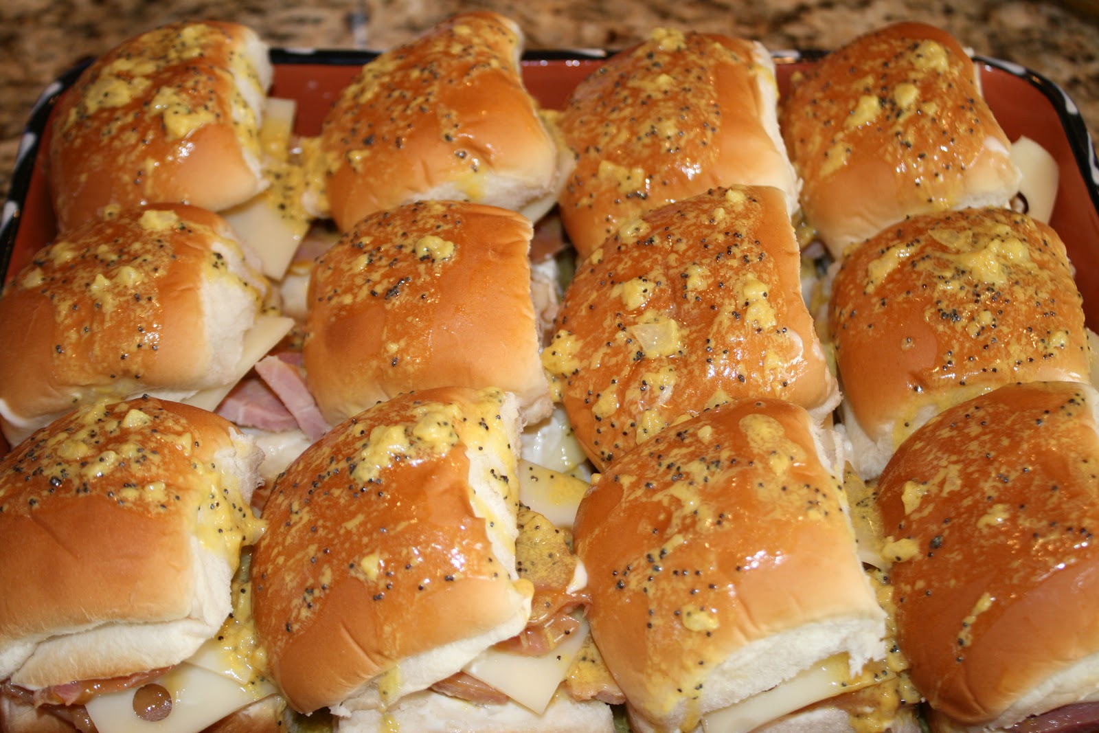 everything to entertain Ham and Cheese Sliders