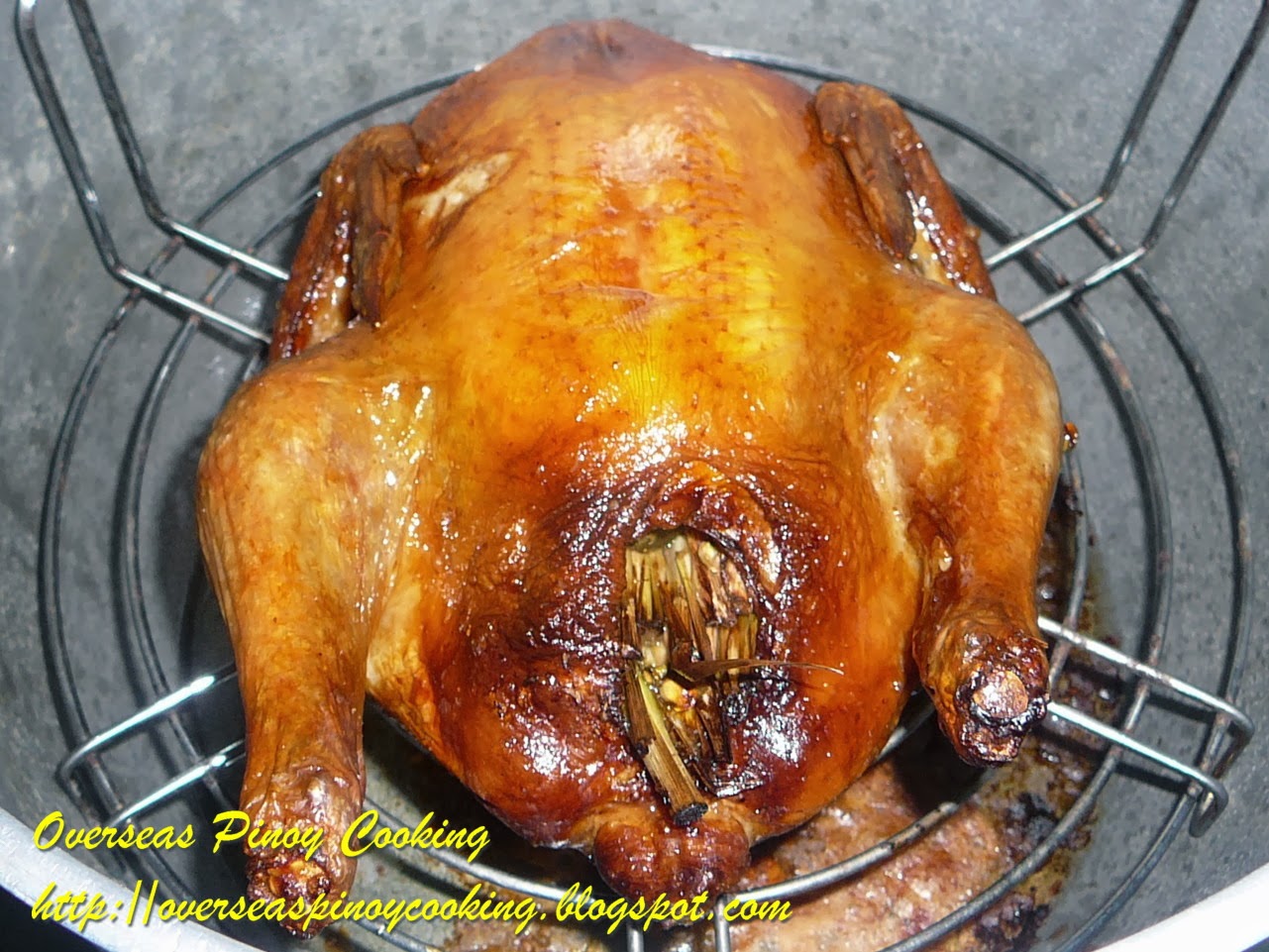 Overseas Pinoy Cooking Lechon Manok, Turbo Broiled Chicken
