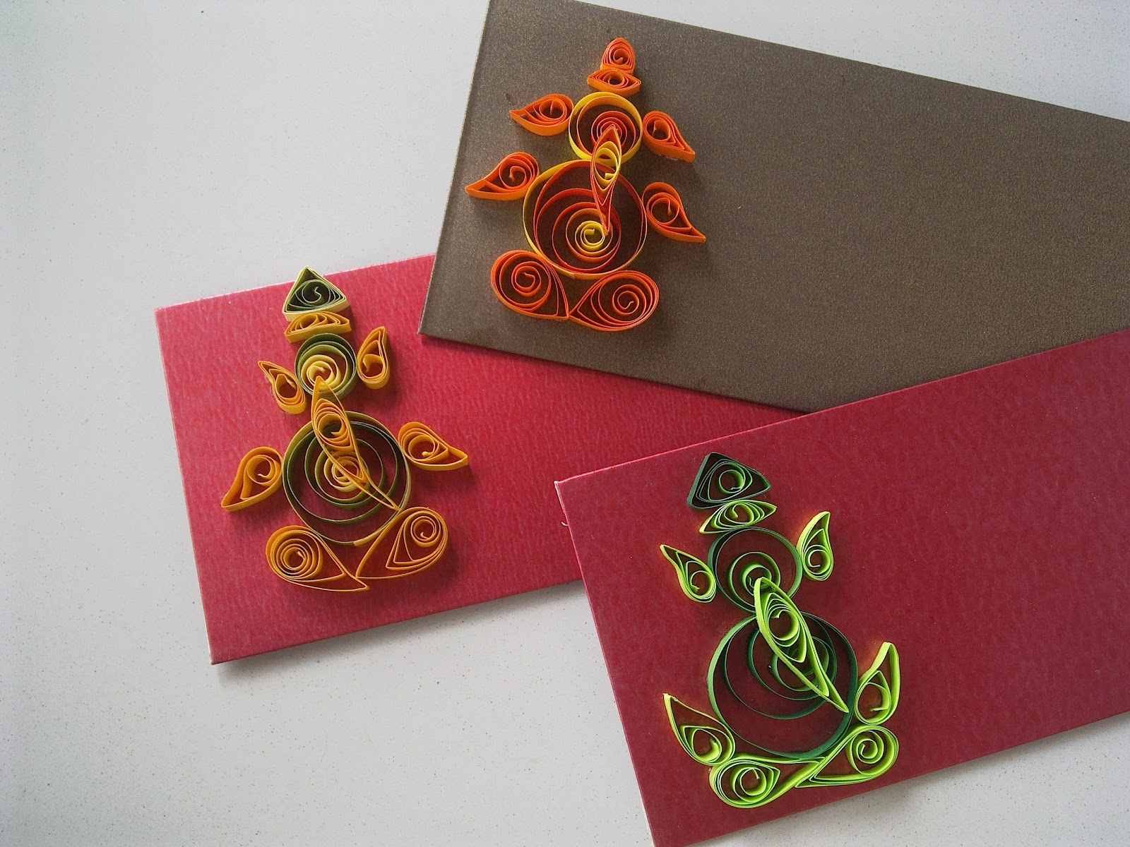 Shweta's Paper Quilling Quilled Envelopes