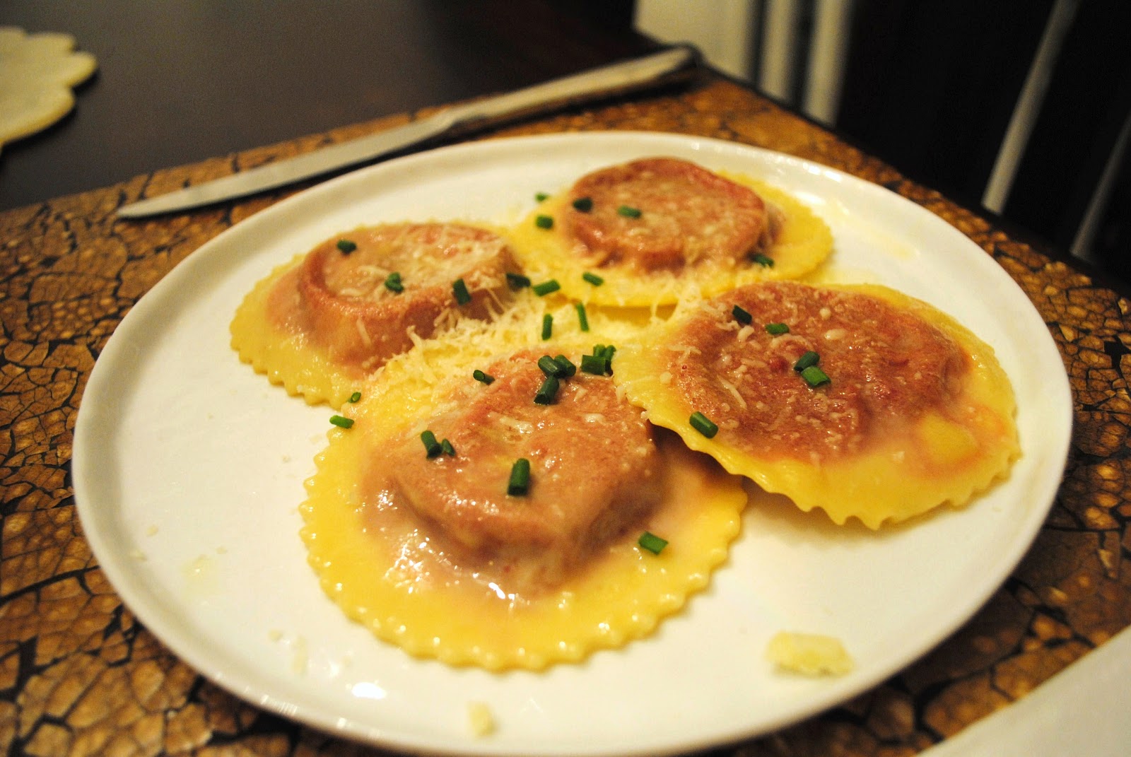 Veggies for Carnivores Beet Goat Cheese Ravioli
