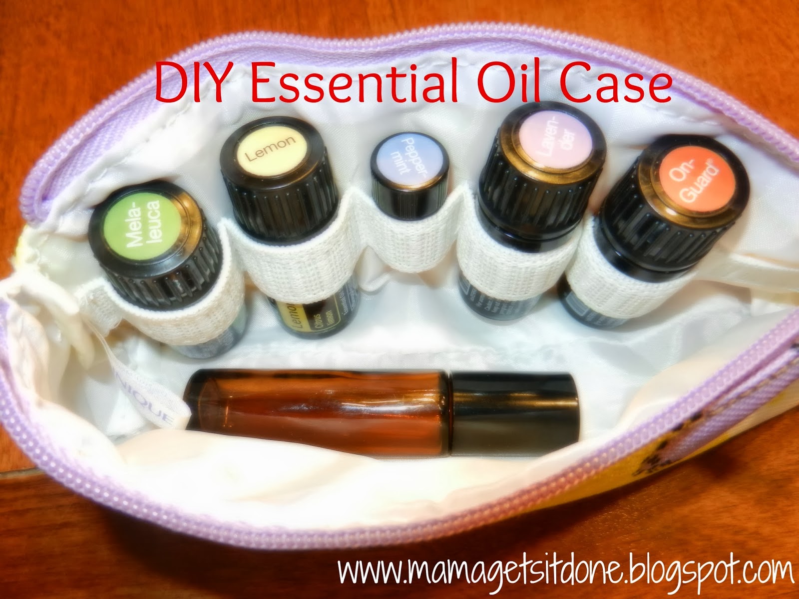 Mama Gets It Done DIY Essential Oils Carrying Case