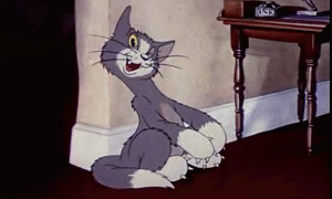 Tom Waiting for Jerry on corner Tom Waiting for Jerry on corner
