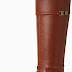 ^1 Bandolino Women’s Cay Riding Boot,Cognac Leather,5.5 M US