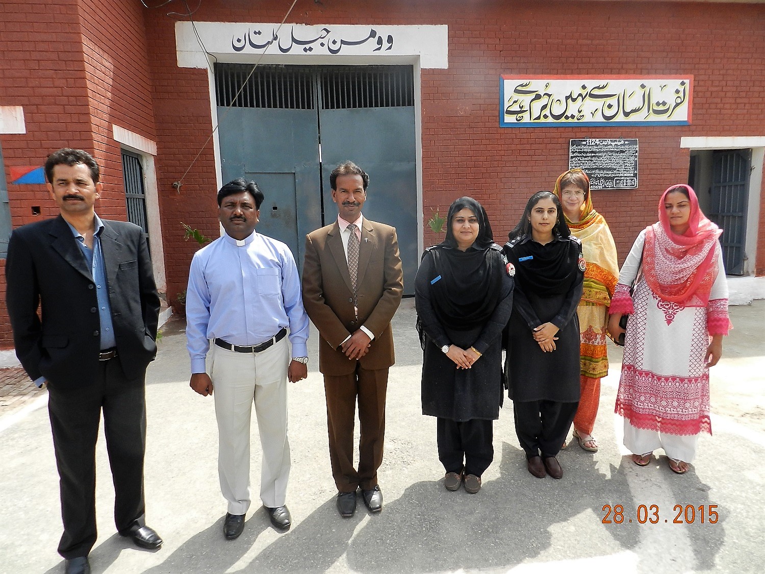 Prisons Mission Society at Easter for prisoners in the Women's jail, Multan