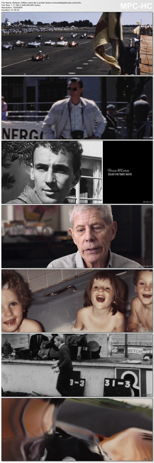 Capturas de la película.
