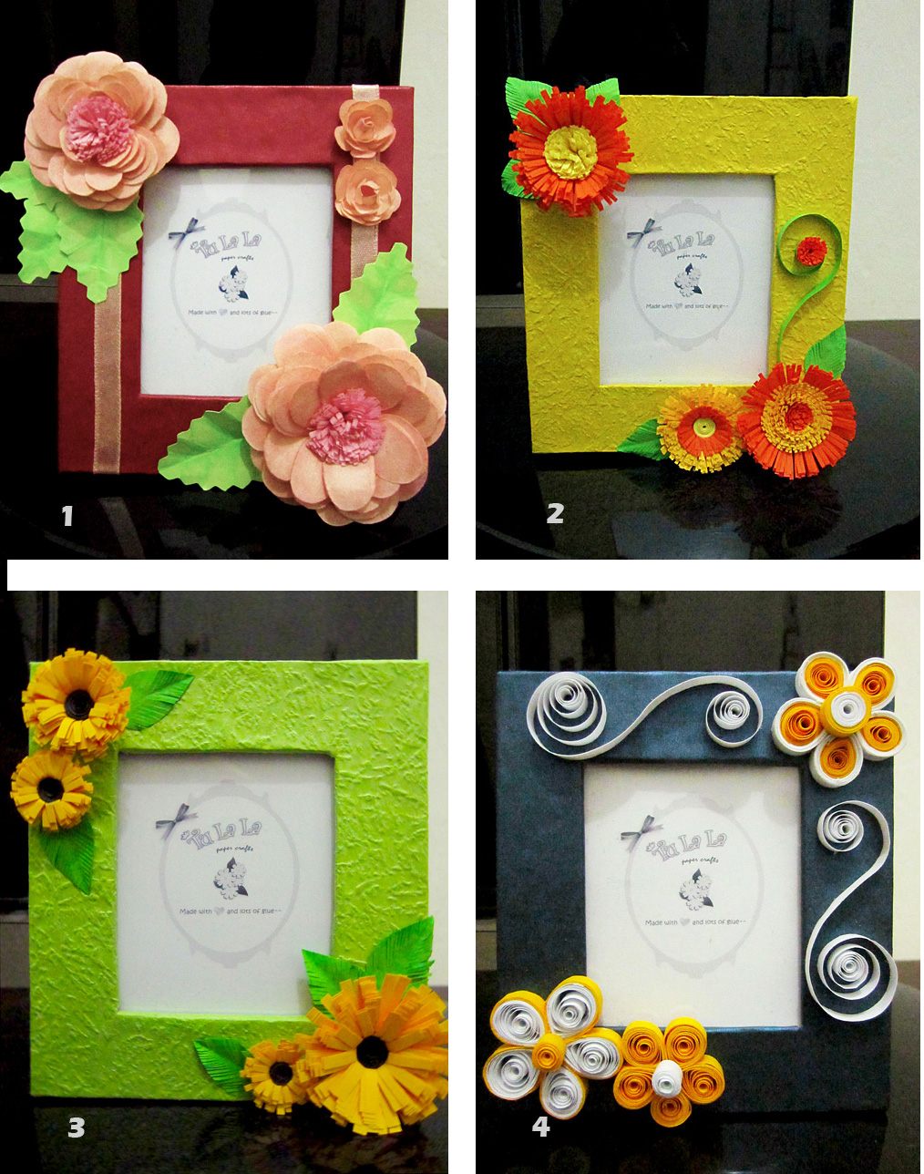 The Twinkling of... Handmade Paper Frames