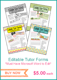 Editable Tutor Forms!