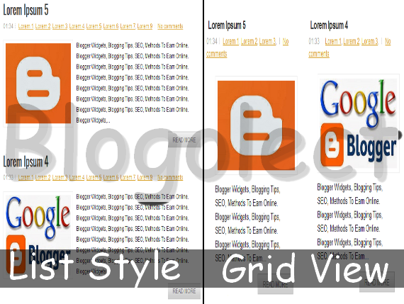 how to change your blogger posts list to grid view blogolect grid style blogger templates