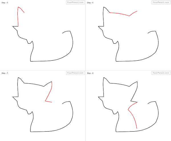 How to draw cartoon Fox - slide 3
