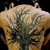 Dense old tree tattoo on full back 